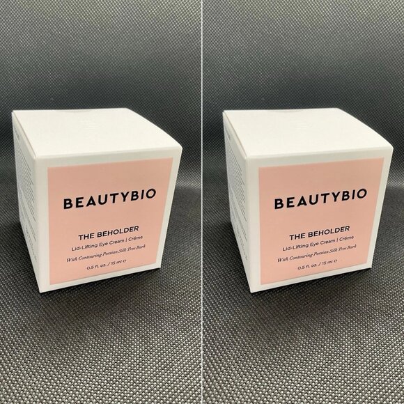 (2) Boxes BeautyBio The Beholder Lid Lifting Eye Cream 0.5 oz/15 mlNew Sealed